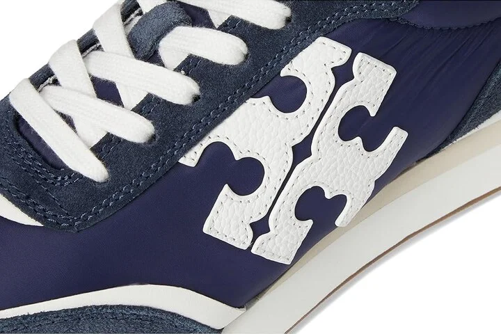 Tory Burch Destiny Trainer Women's Shoes Retro Navy/ Retro Navy/ Purity : 7 M, Suede - Image 7