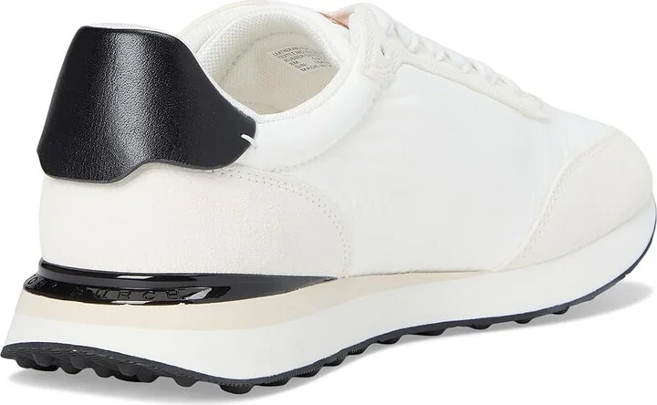 Tory Burch Destiny Trainer Women's Shoes White/Purity/Black : 7 M, Suede - Image 4