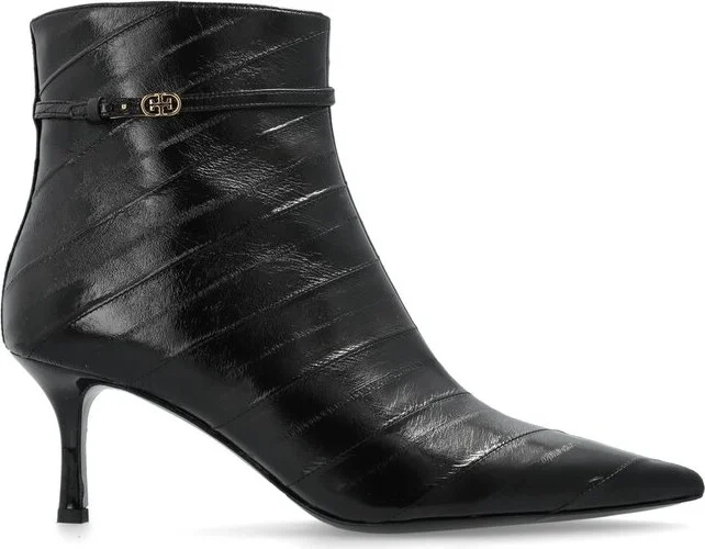 Tory Burch Double-T Buckle Ankle Boots
