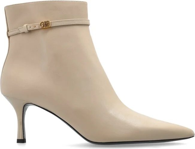 Tory Burch Double-T Buckle Ankle Boots