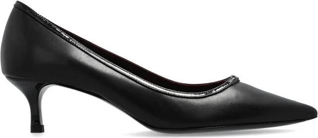 Tory Burch Double T-Buckle Kitten Heel Pumps