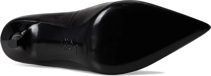 Tory Burch Double T-Buckle Pump 80 mm High Women's Heels Perfect Black/Perfect Black : 10 M, Leather - Image 3