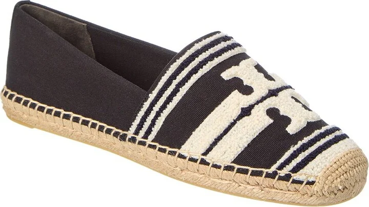 Tory Burch Double T Canvas Espadrille