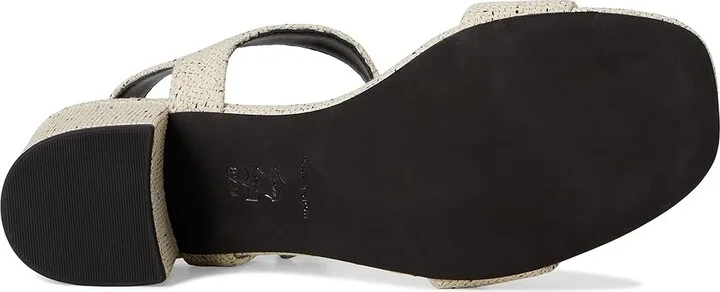 Tory Burch Double T City Sandals 55mm Women's Wedge Shoes Grain : 7.5 M, Textile - Image 3