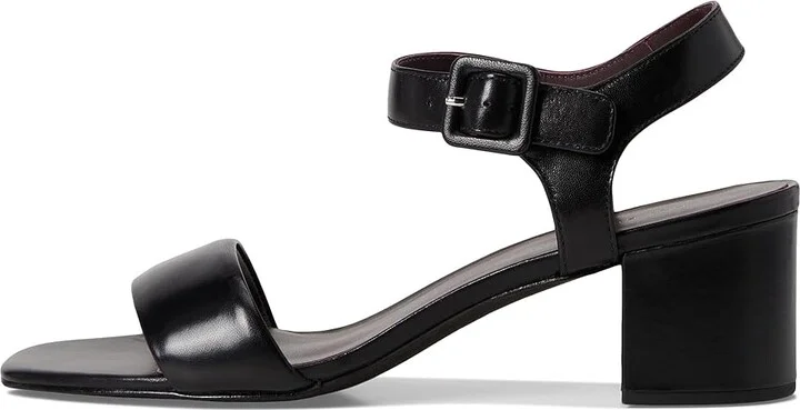 Tory Burch Double T City Sandals 55mm Women's Wedge Shoes Perfect Black : 7.5 M, Textile - Image 6