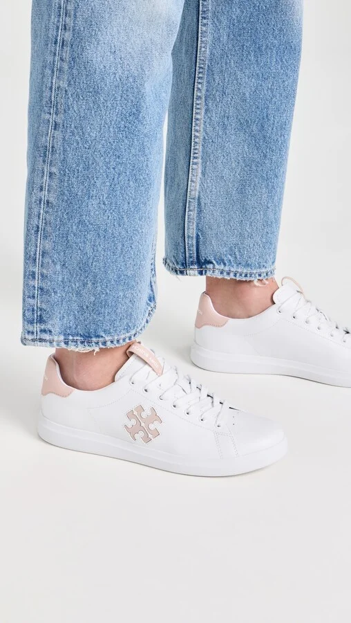 Tory Burch Double T Howell Court Sneakers - Image 4