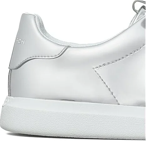 Tory Burch Double T Howell Court Women's Shoes Argento : 4.5 M, Leather - Image 3