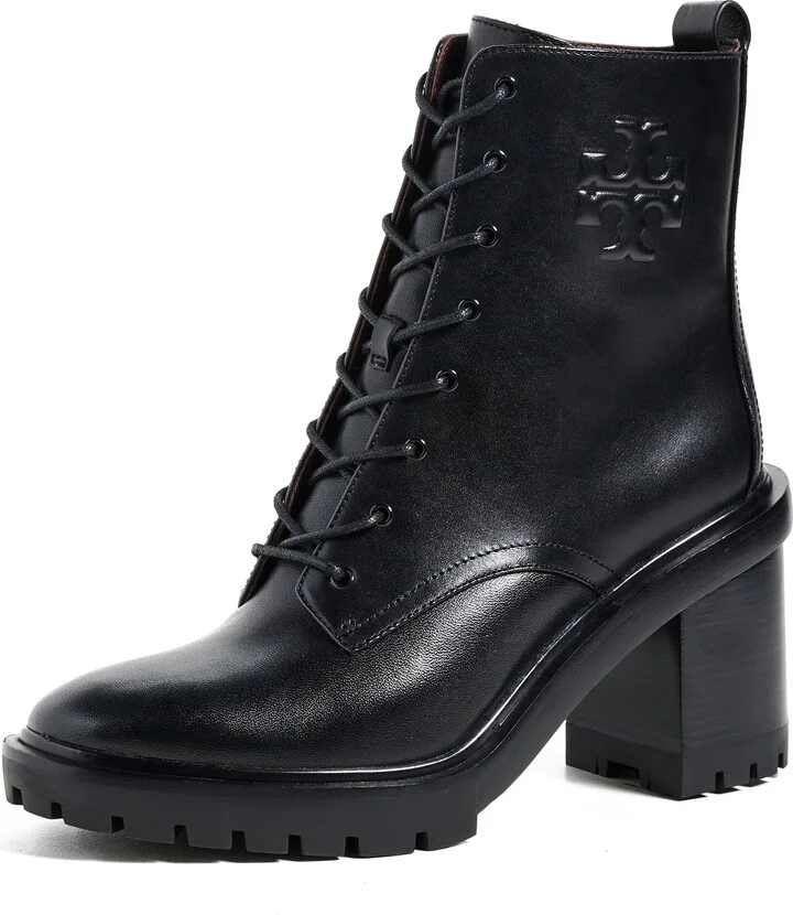 Tory Burch Double T Lug Ankle Boots 95mm