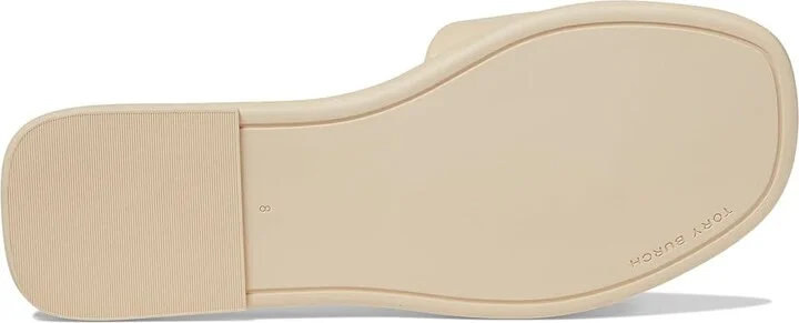Tory Burch Double T Sport Slide Women's Shoes Dulce De Leche/Gold : 10.5 M, Leather - Image 3