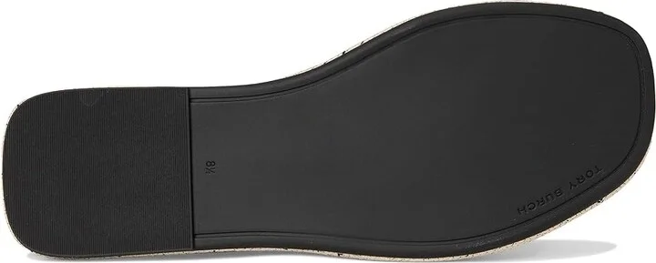 Tory Burch Double T Sport Slide Women's Shoes Grain/Perfect Black : 10 M, Leather - Image 3