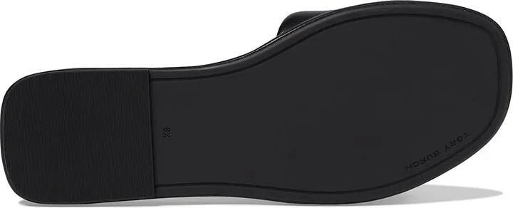 Tory Burch Double T Sport Slide Women's Shoes Perfect Black/Gold : 10.5 M, Leather - Image 3