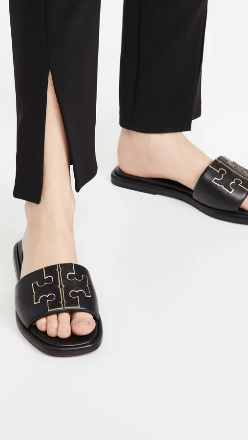 Tory Burch Double T Sport Slides - Image 3