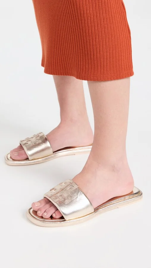 Tory Burch Double T Sport Slides - Image 4