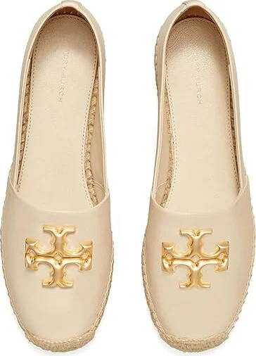 Tory Burch Eleanor Espadrille Women's Shoes New Cream/Gold : 11 M, Velvet - Image 2