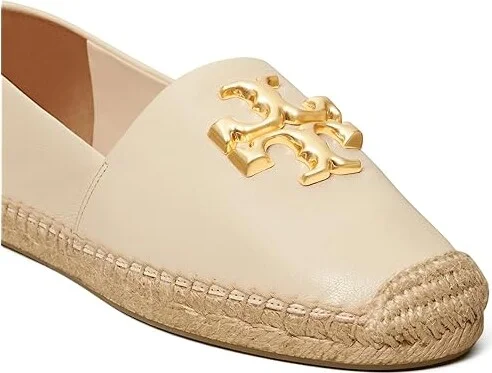Tory Burch Eleanor Espadrille Women's Shoes New Cream/Gold : 11 M, Velvet - Image 3