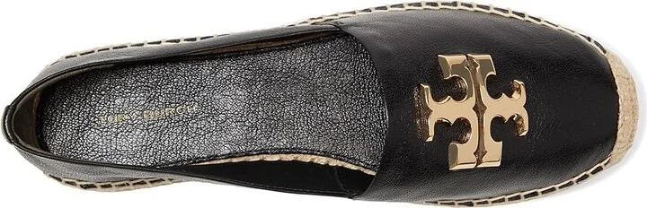 Tory Burch Eleanor Espadrille Women's Shoes Perfect Black/Gold 1 : 5 M, Velvet - Image 2