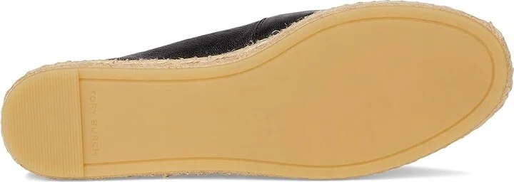Tory Burch Eleanor Espadrille Women's Shoes Perfect Black/Gold 1 : 5 M, Velvet - Image 3