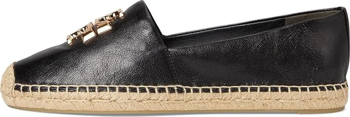 Tory Burch Eleanor Espadrille Women's Shoes Perfect Black/Gold 1 : 5 M, Velvet - Image 6