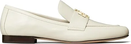 Tory Burch Eleanor Loafer Women's Shoes Light Cream/Gold : 10.5 M, Leather - Image 3