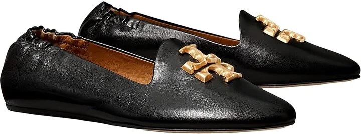 Tory Burch Eleanor Loafer Women's Shoes Perfect Black : 6.5 M, Leather
