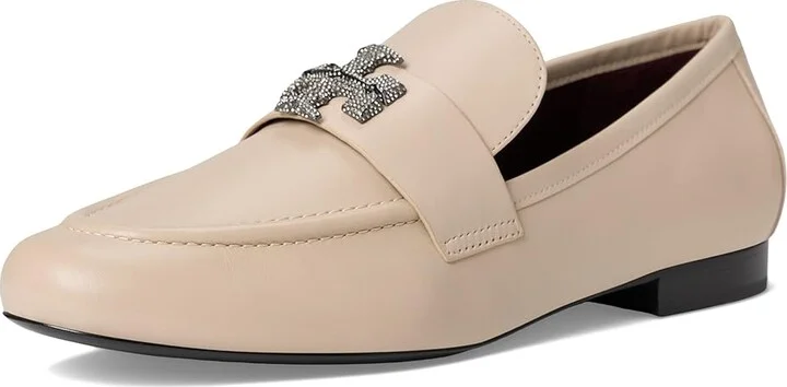 Tory Burch Eleanor Pave Loafers Women's Flat Shoes Stone Gray : 5.5 M, Leather - Image 5