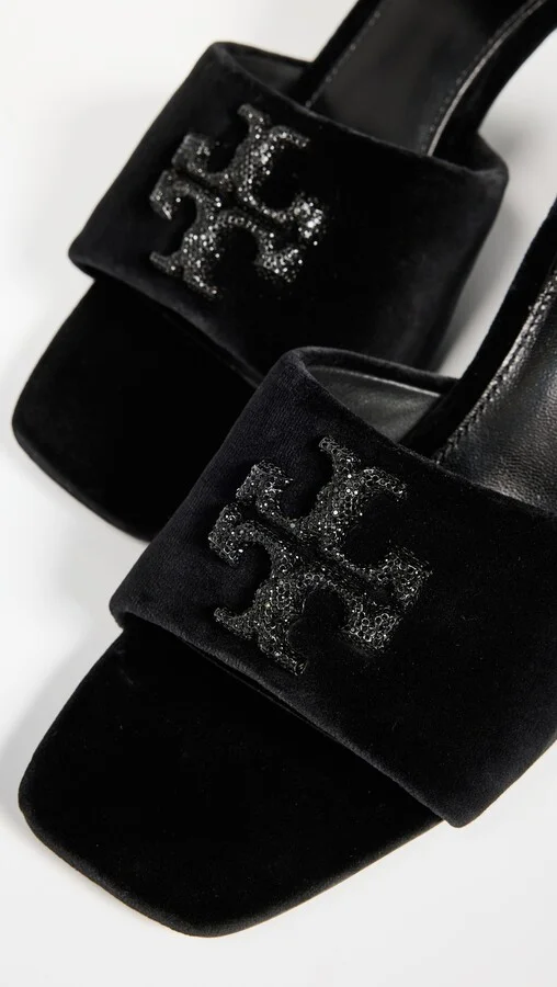 Tory Burch Eleanor Pave Mule Sandals 65mm - Image 4