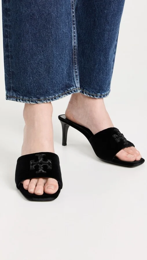 Tory Burch Eleanor Pave Mule Sandals 65mm - Image 5