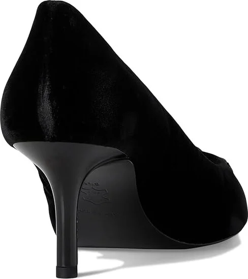 Tory Burch Eleanor Pave Pump 65 mm High Women's Heels Perfect Black 2 : 6 M, Leather/Suede - Image 4