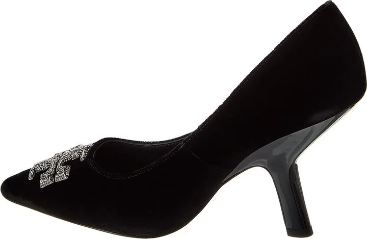 Tory Burch Eleanor Pave Velvet Pump - Image 2