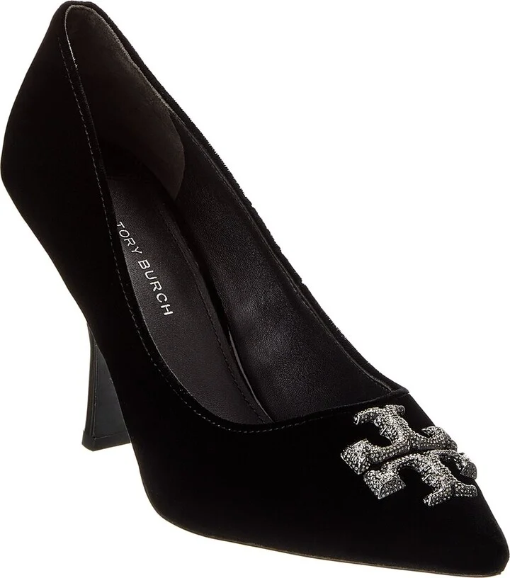 Tory Burch Eleanor Pave Velvet Pump