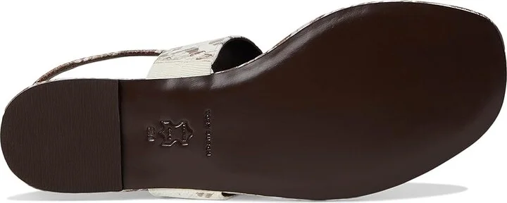 Tory Burch Eleanor Sandal Women's Shoes Granite Roccia/Gold : 5.5 M, Leather - Image 4