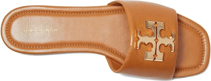 Tory Burch Eleanor Slide Women's Shoes Caramel Corn/Gold : 6.5 M, Leather - Image 2