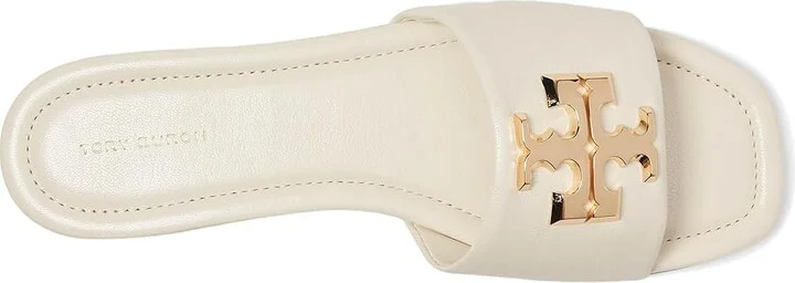 Tory Burch Eleanor Slide Women's Shoes Light Cream/Gold : 10 M, Leather - Image 2