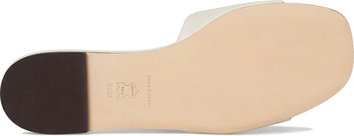 Tory Burch Eleanor Slide Women's Shoes Light Cream/Gold : 10 M, Leather - Image 3
