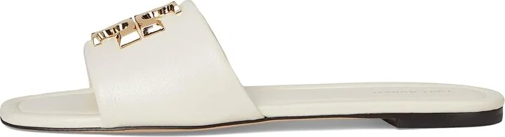 Tory Burch Eleanor Slide Women's Shoes Light Cream/Gold : 10 M, Leather - Image 6