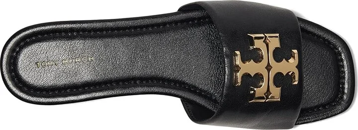 Tory Burch Eleanor Slide Women's Shoes Light Cream/Gold : 10 M, Leather - Image 8