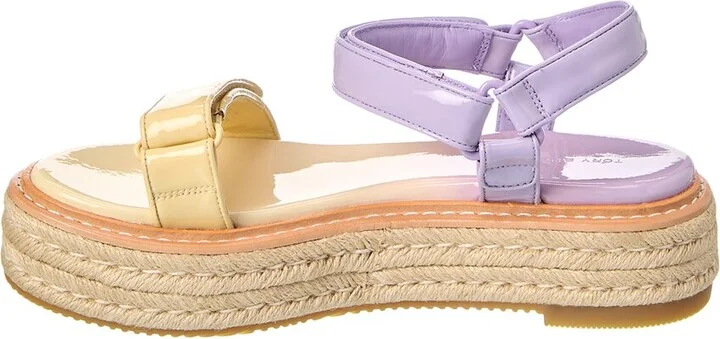 Tory Burch Espadrille Sport Patent Sandal - Image 2