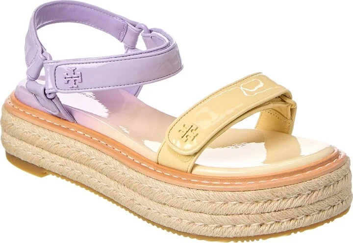 Tory Burch Espadrille Sport Patent Sandal
