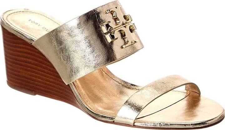 Tory Burch Everly 65 Leather Wedge Sandal
