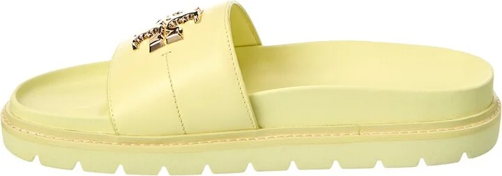 Tory Burch Everly Anatomic Lug Leather Slide - Image 2