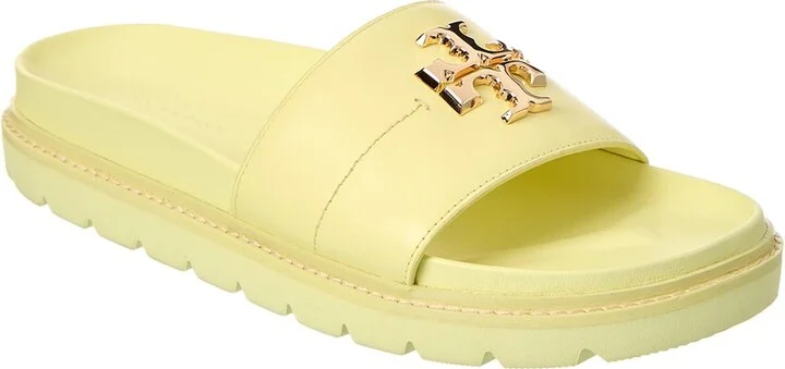 Tory Burch Everly Anatomic Lug Leather Slide