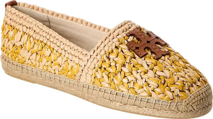 Tory Burch Everly Crochet Raffia Espadrille