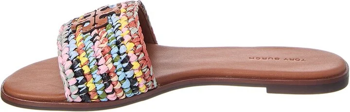 Tory Burch Everly Raffia & Leather Sandal - Image 2