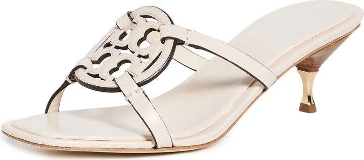 Tory Burch Geo Bombe Miller Low Heel Sandals 55mm