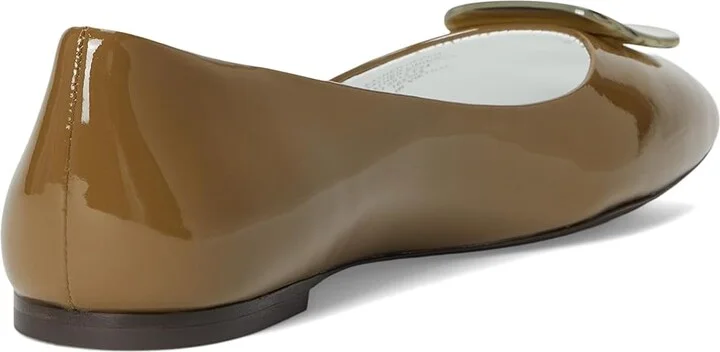 Tory Burch Georgia Ballet Women's Shoes Almond Oats : 5 M, Leather - Image 4