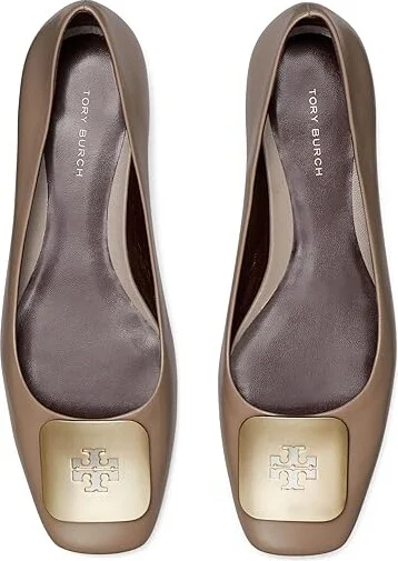Tory Burch Georgia Ballet Women's Shoes Dark Elk : 5 M, Leather - Image 2