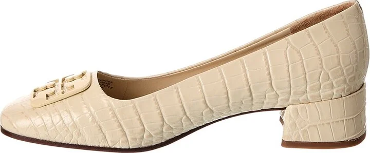 Tory Burch Georgia Croc-Embossed Leather Pump - Image 2