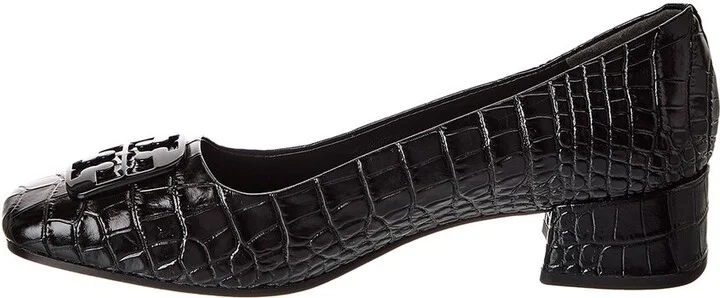 Tory Burch Georgia Croc-Embossed Leather Pump - Image 2
