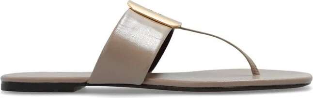 Tory Burch Georgia Logo Plaque Sandals