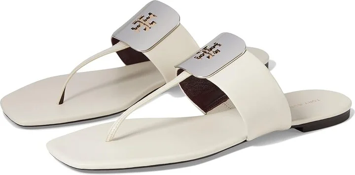 Tory Burch Georgia Sandals Women's Sandals Light Cream : 5 M, Leather